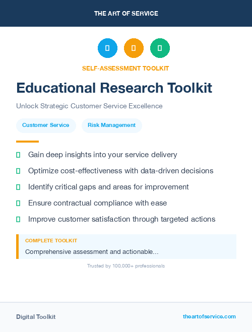 Educational Research Toolkit