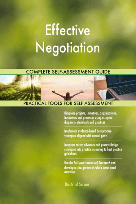 Effective Negotiation Toolkit