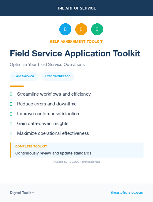 Field Service Application Toolkit