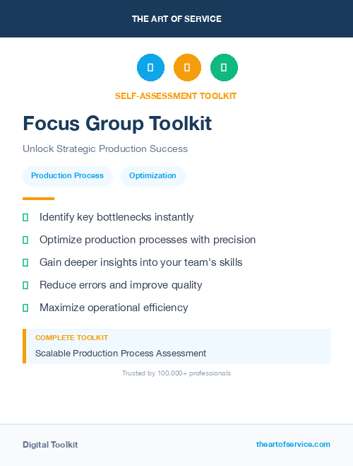 Focus Group Toolkit