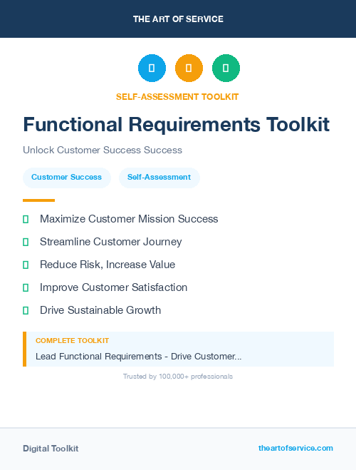Functional Requirements Toolkit