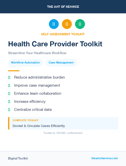 Health Care Provider Toolkit