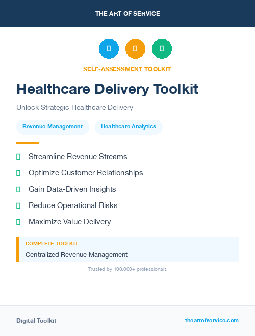 Healthcare Delivery Toolkit