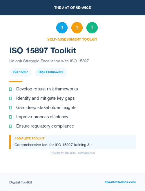 ISO 15897 Toolkit