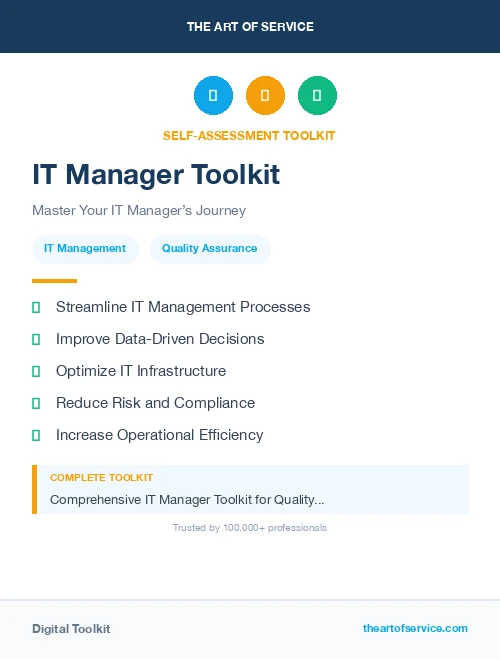IT Manager Toolkit