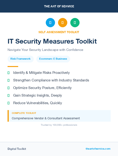IT Security Measures Toolkit