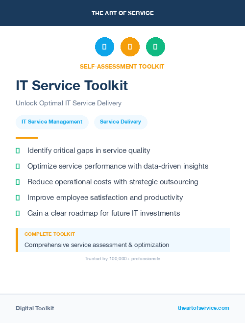 IT Service Toolkit