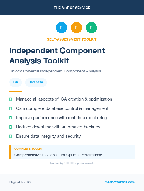Independent Component Analysis Toolkit