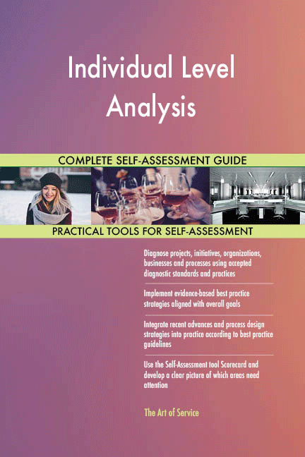 Individual Level Analysis Toolkit