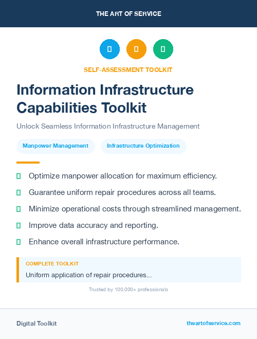 Information Infrastructure Capabilities Toolkit