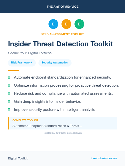 Insider Threat Detection Toolkit