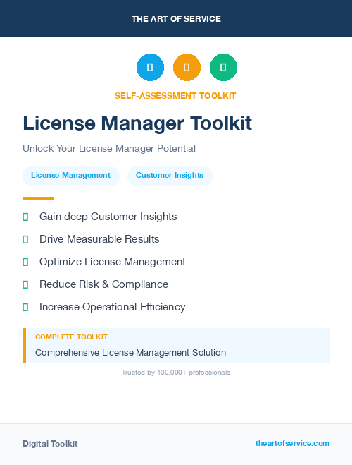 License Manager Toolkit