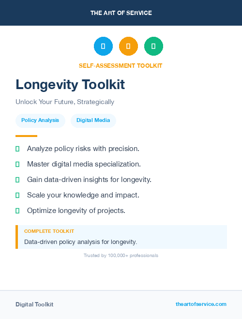 Longevity Toolkit