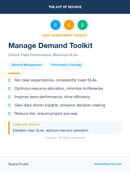 Manage Demand Toolkit