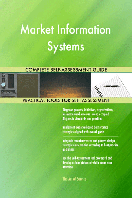 Market Information Systems Toolkit Market Information Systems Toolkit