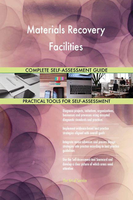 Materials Recovery Facilities Toolkit