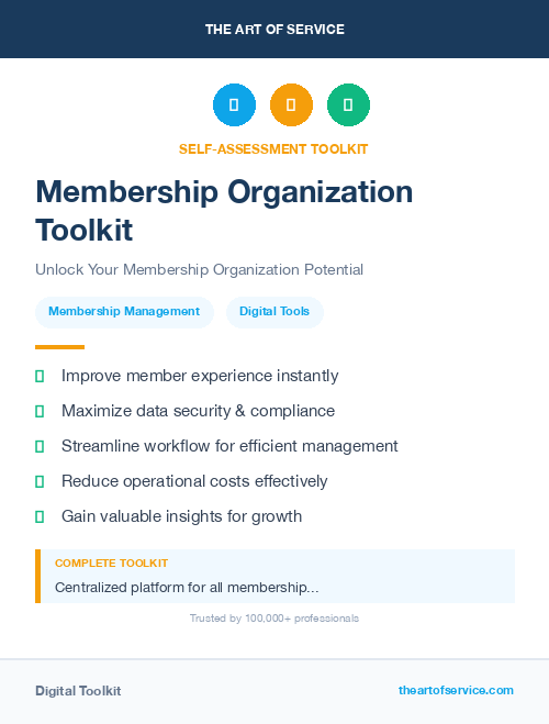 Membership Organization Toolkit