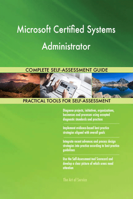 Microsoft Certified Systems Administrator Toolkit