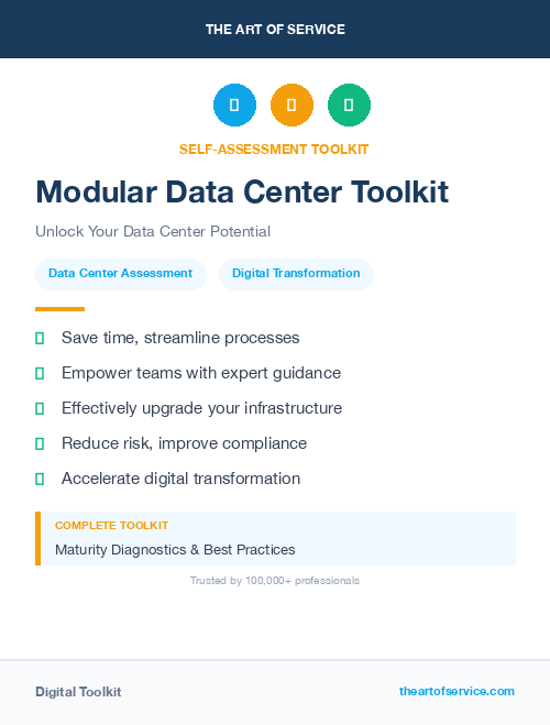 Modular Data Center Toolkit