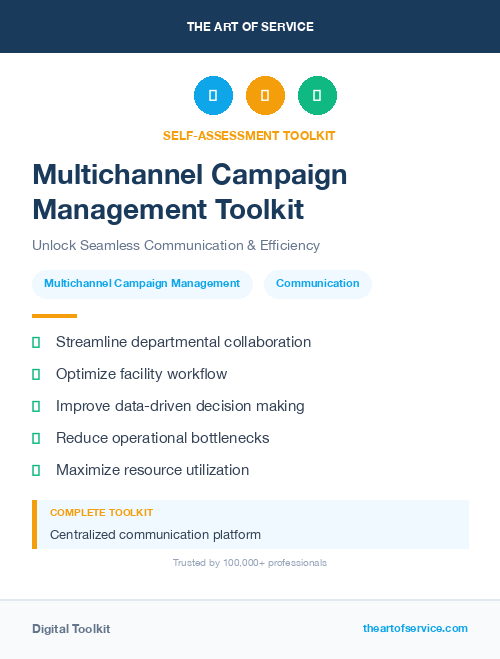 Multichannel Campaign Management Toolkit