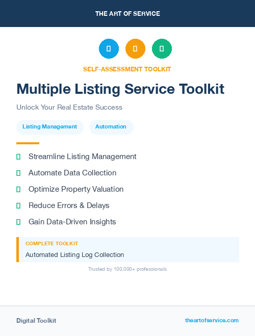 Multiple Listing Service Toolkit