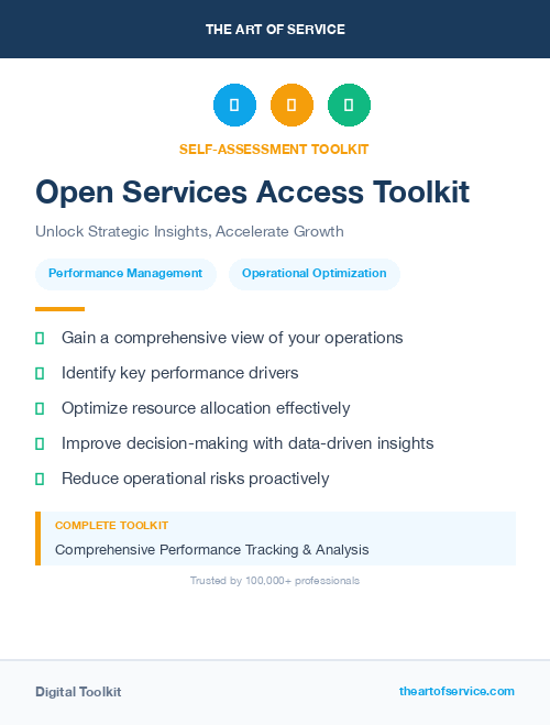 Open Services Access Toolkit