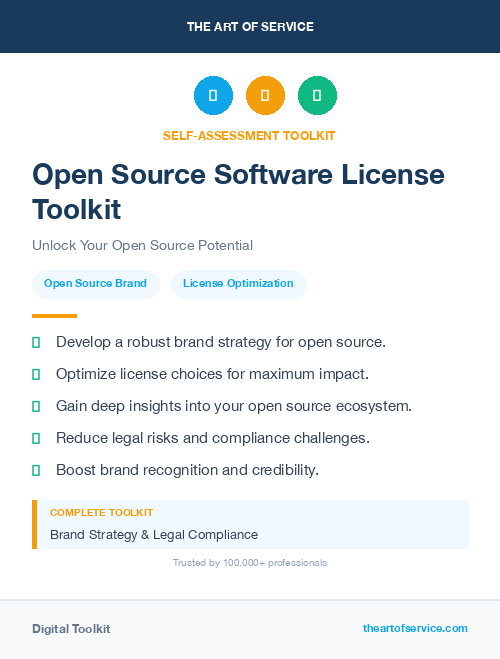 Open Source Software License Toolkit