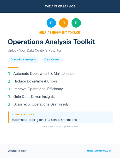 Operations Analysis Toolkit