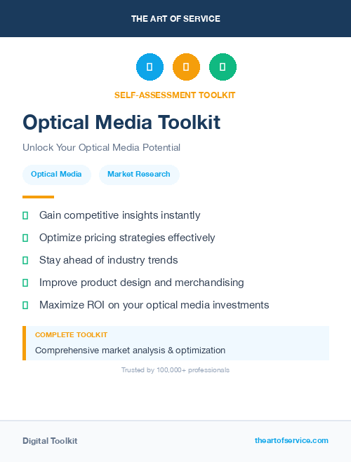 Optical Media Toolkit