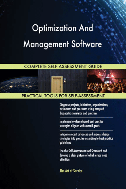 Optimization And Management Software Toolkit