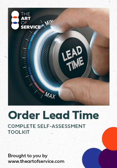 Order Lead Time Toolkit