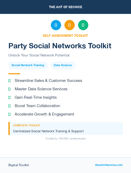Party Social Networks Toolkit