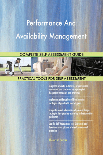 Performance And Availability Management Toolkit