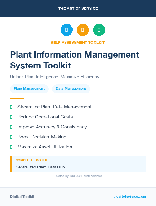 Plant Information Management System Toolkit