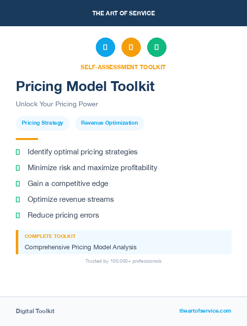 Pricing Model Toolkit