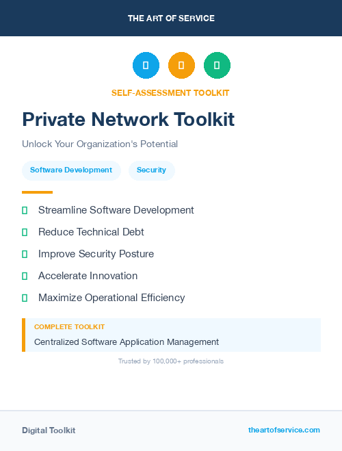 Private Network Toolkit
