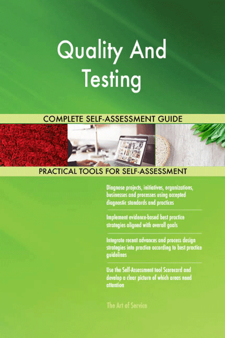 Quality And Testing Toolkit