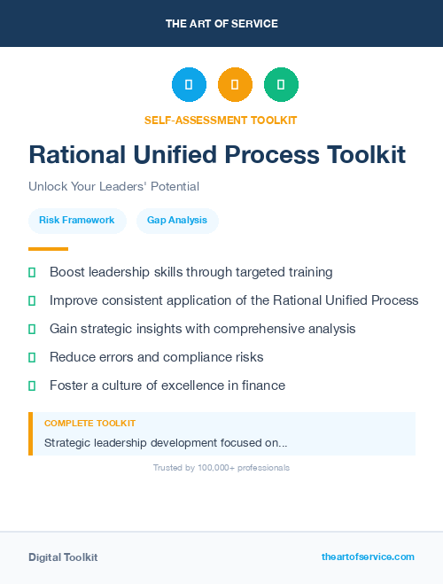 Rational Unified Process Toolkit