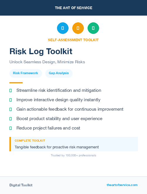 Risk Log Toolkit