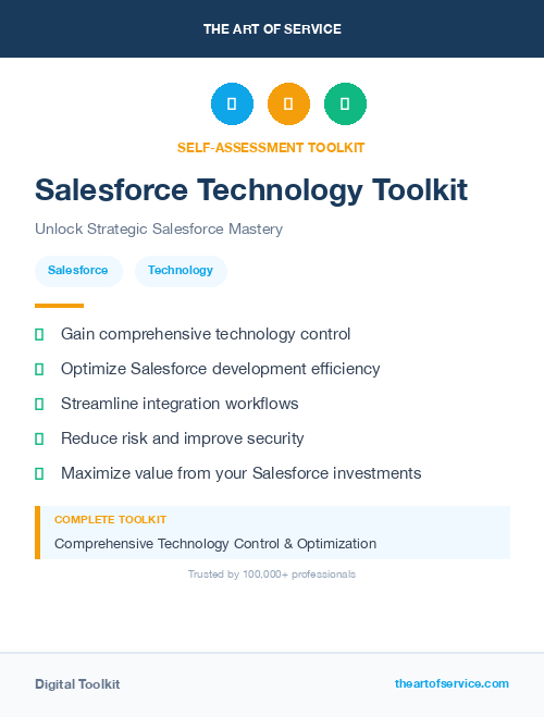 Salesforce Technology Toolkit