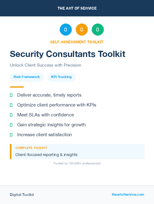 Security Consultants Toolkit