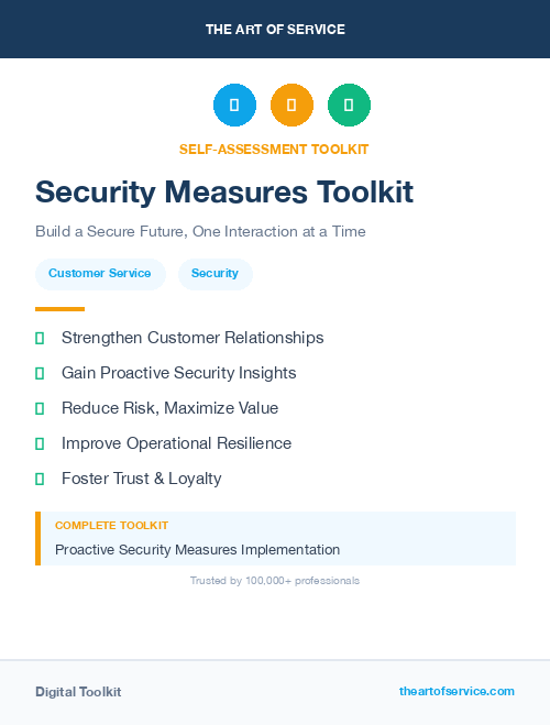 Security Measures Toolkit