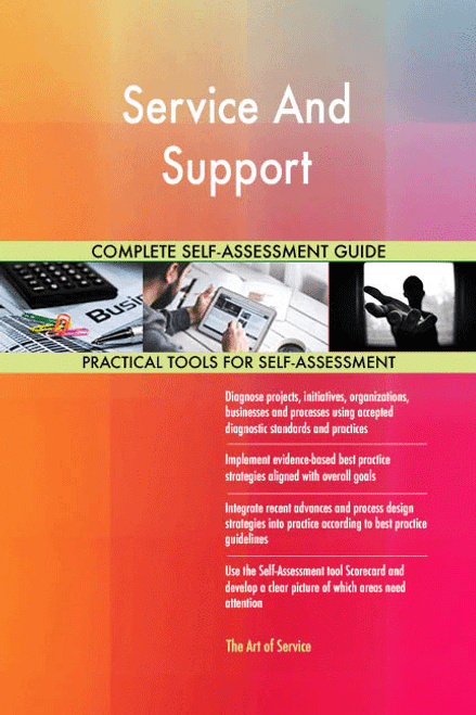 Service And Support Toolkit