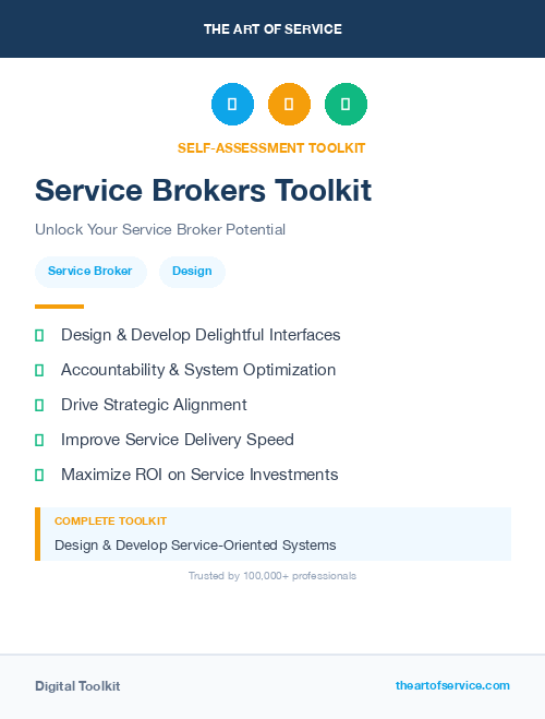 Service Brokers Toolkit