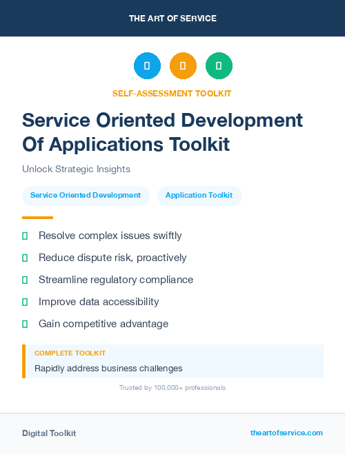Service Oriented Development Of Applications Toolkit