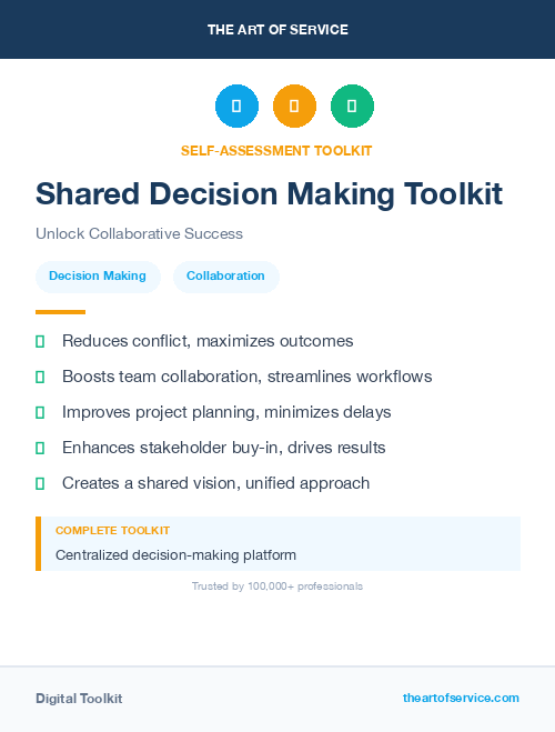 Shared Decision Making Toolkit