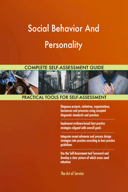 Social Behavior And Personality Toolkit