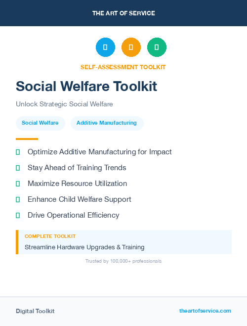 Social Welfare Toolkit