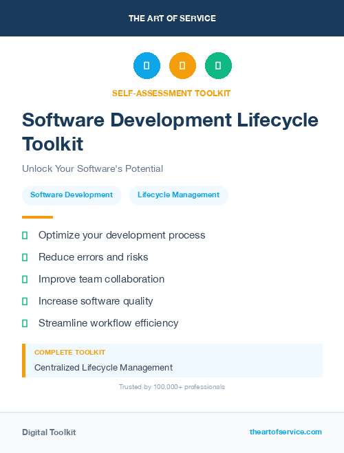 Software Development Lifecycle Toolkit