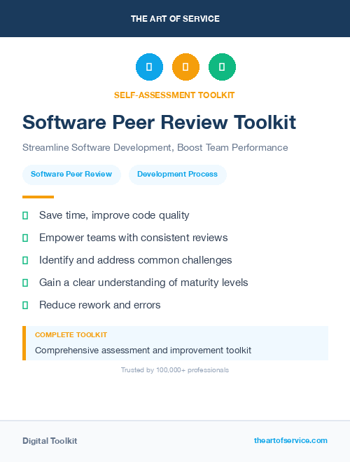 Software Peer Review Toolkit